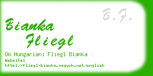 bianka fliegl business card